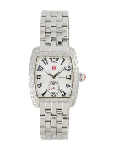 Pre-owned Michele Mini Urban Watch, 29mm In Multicolor