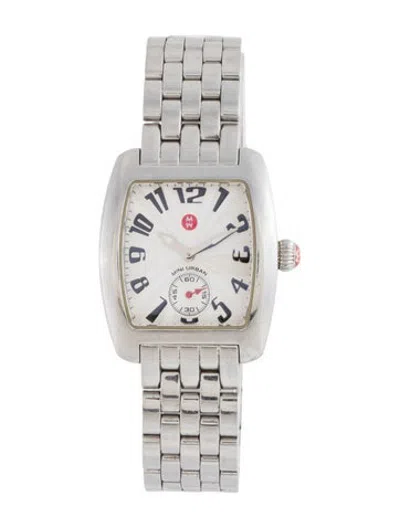Pre-owned Michele Mini Urban Watch, 29mm In Multicolor