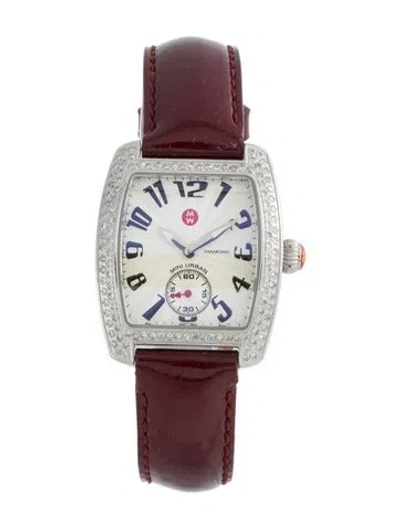 Pre-owned Michele Mini Urban Watch In Multi