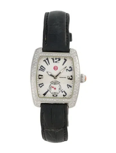 Pre-owned Michele Mini Urban Watch In Multi