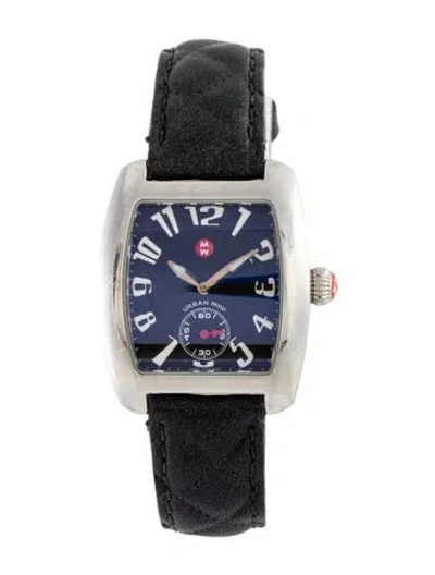 Pre-owned Michele Mini Urban Watch In Multi