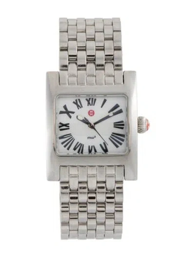 Pre-owned Michele Mw2 Watch, 28mm In Multicolor