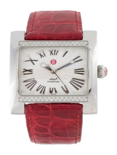 Pre-owned Michele Mw2 Watch In Multicolor