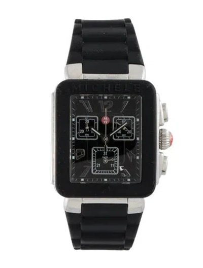 Pre-owned Michele Park Jelly Bean Watch In Multicolor