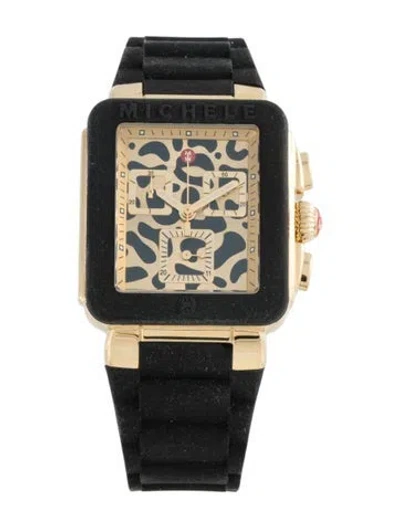 Pre-owned Michele Park Jelly Bean Watch In Multicolor