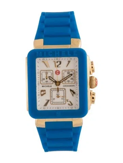 Pre-owned Michele Park Jelly Bean Watch In Multicolor