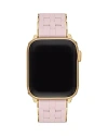 MICHELE PEONY PEARLIZED SILICONE BAND FOR APPLE WATCH, 38/40/41MM AND 42/44/45/49MM