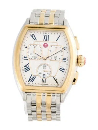 Pre-owned Michele Releve Watch, 35mm In Multi