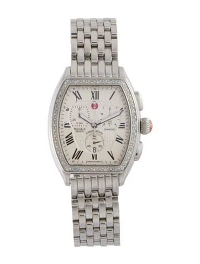 Pre-owned Michele Relevé Watch, 35mm In Multi