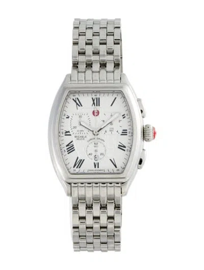 Pre-owned Michele Releve Watch, 35mm In Multi