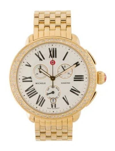 Pre-owned Michele Serein Watch, 41mm In Multi