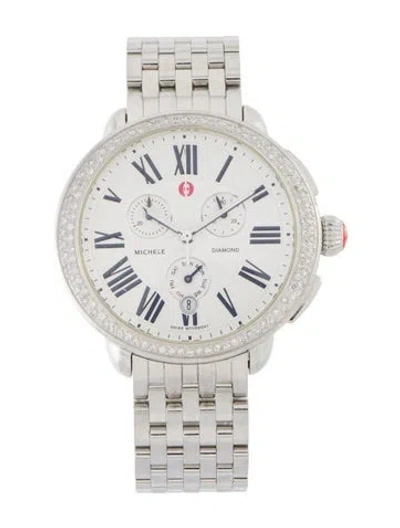 Pre-owned Michele Serein Watch, 41mm In Multi