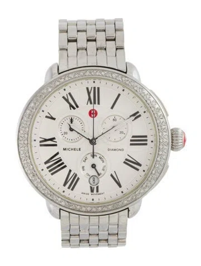 Pre-owned Michele Serein Watch, 41mm In Multi