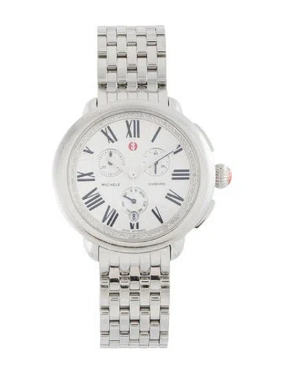 Pre-owned Michele Serein Watch, 41mm In Multi
