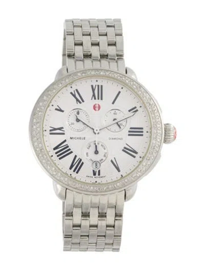 Pre-owned Michele Serein Watch, 41mm In Multi