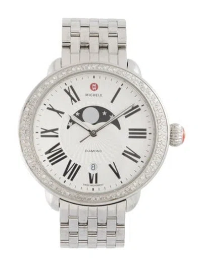 Pre-owned Michele Serein Watch, 41mm In Multi