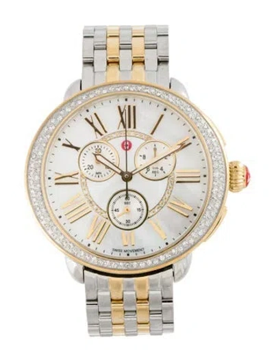 Pre-owned Michele Serein Watch, 41mm In Multi
