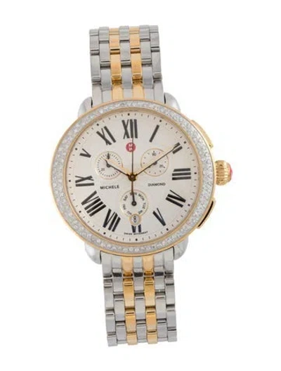 Pre-owned Michele Serein Watch, 41mm In Multicolor