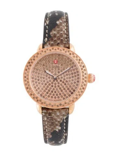 Pre-owned Michele Serein Watch In Multi
