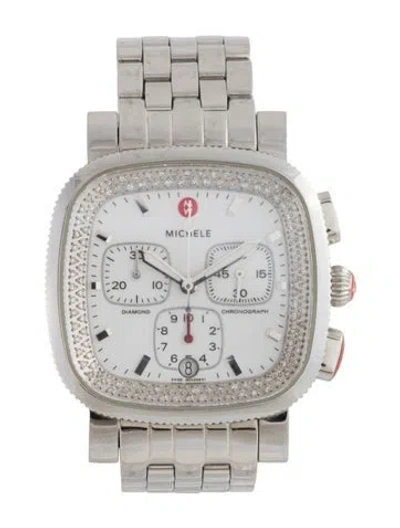 Pre-owned Michele Sport Sail Watch, 36mm In Multicolor