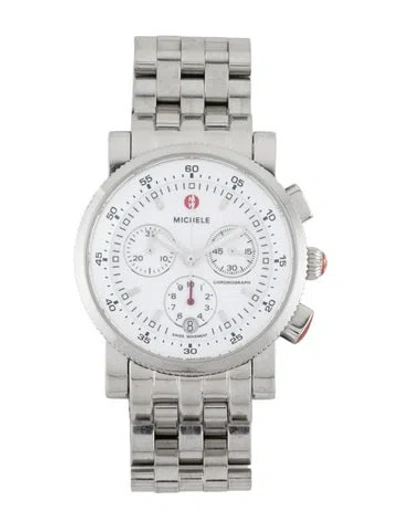 Pre-owned Michele Sport Sail Watch, 38mm In Multi