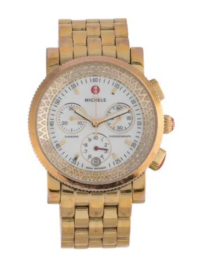 Pre-owned Michele Sport Sail Watch, 38mm In Multicolor