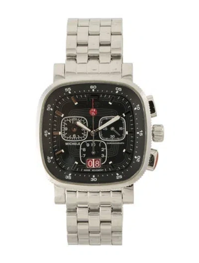 Pre-owned Michele Sport Sail Watch, 41mm In Multi