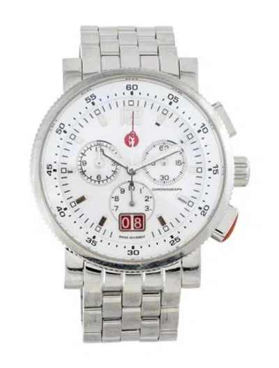 Pre-owned Michele Sport Sail Watch, 42mm In Multicolor