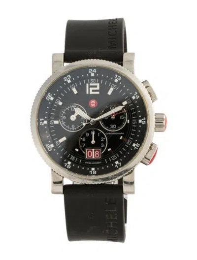Pre-owned Michele Sport Sail Watch, 42mm In Multicolor