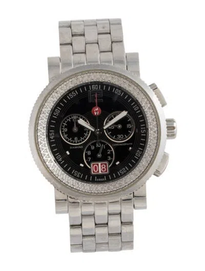 Pre-owned Michele Sport Sail Watch, 42mm In Multicolor