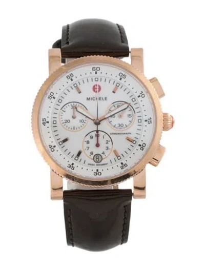 Pre-owned Michele Sport Sail Watch In Multicolor