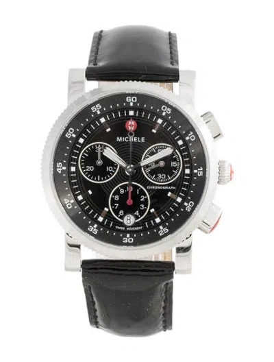 Pre-owned Michele Sport Sail Watch In Multicolor