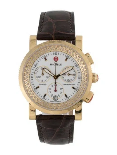Pre-owned Michele Sport Sail Watch In Multicolor