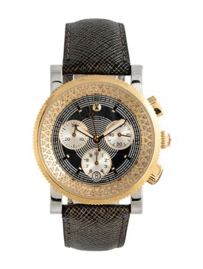 Pre-owned Michele Sport Sail Watch In Multicolor