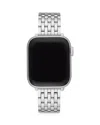 Michele Stainless Bracelet Band For Apple Watch, 38/40/41mm And 42/44/45/49mm In Metallic