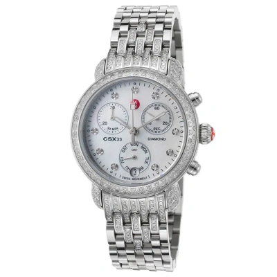 Michele Tahitian Chronograph Ladies Watch Mww03s000001 In Metallic