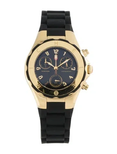 Pre-owned Michele Tahitian Jelly Bean Watch In Multi