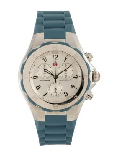 Pre-owned Michele Tahitian Jelly Bean Watch In Multi