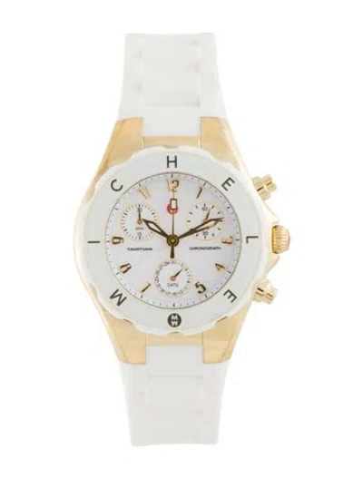 Pre-owned Michele Tahitian Jelly Bean Watch In Multi