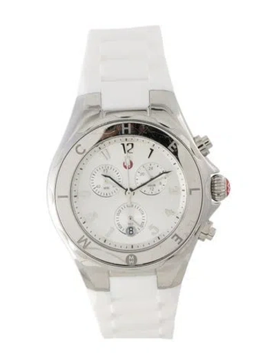 Pre-owned Michele Tahitian Jelly Bean Watch In Multi
