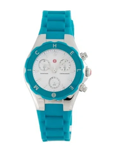 Pre-owned Michele Tahitian Jelly Bean Watch In Multi