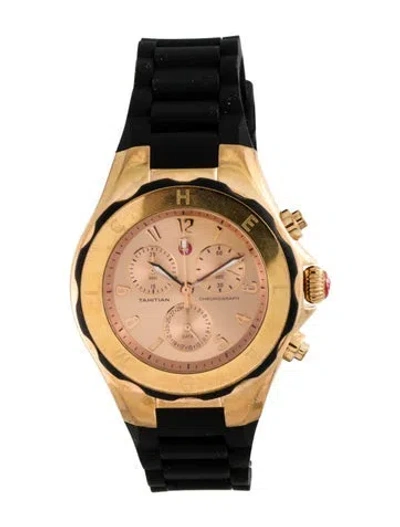 Pre-owned Michele Tahitian Jelly Bean Watch In Multi