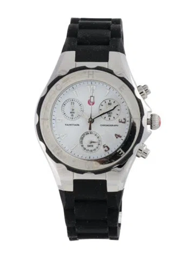 Pre-owned Michele Tahitian Jelly Bean Watch In Multi