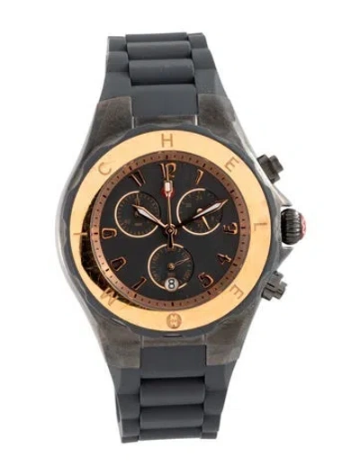 Pre-owned Michele Tahitian Jelly Bean Watch In Multicolor