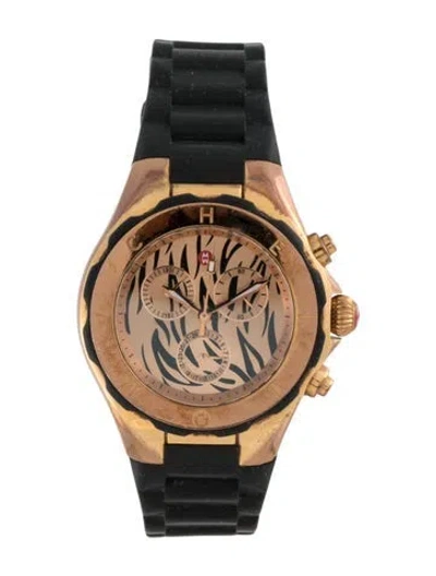Pre-owned Michele Tahitian Jelly Bean Watch In Multicolor