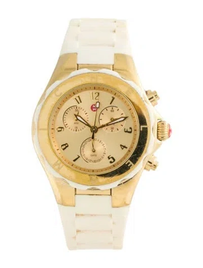 Pre-owned Michele Tahitian Jelly Bean Watch In Multicolor