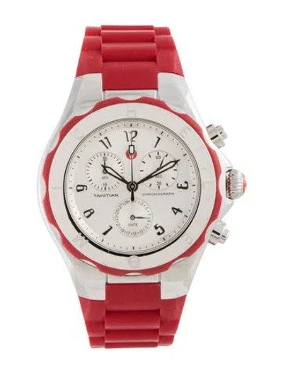 Pre-owned Michele Tahitian Jelly Bean Watch In Multicolor