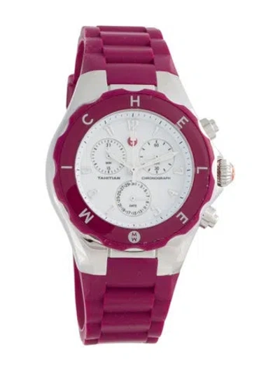 Pre-owned Michele Tahitian Jelly Bean Watch In Multicolor