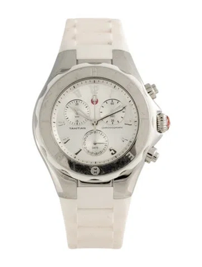Pre-owned Michele Tahitian Jelly Bean Watch In Multicolor