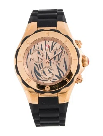 Pre-owned Michele Tahitian Jelly Bean Watch In Multicolor